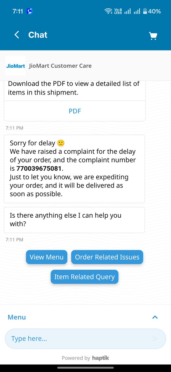 rappernick97's tweet photo. Failure 😆 back to back order cancelled lol one of order ordered on 29/1/26 show still pending lol 😆😆😆@JioMart_Support
@JioMart
#ImproveJioMart
#JioMartFail
#JioMartScam
#JioMartDisappointment
#BoycottJioMart
#JioMartProblems
#JioMartFrustration https://t.co/fqjeHVETcj