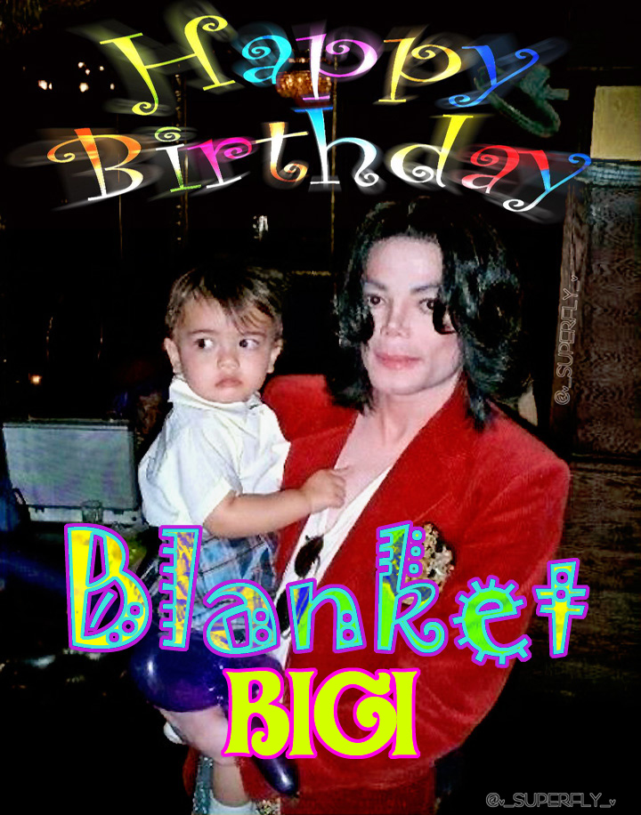 v_SUPERFLY_v's tweet photo. HAPPY 24th BIRTHDAY to BIGI
as Blanket as Prince Michael Jackson II
🎉🎈✨🎁✨🎀🎊
Love Always💓💓💓
#BIGI #MichaelJackson
#マイケル・ジャクソン https://t.co/U6cZeUeYo6