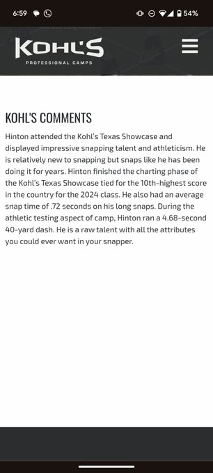 JaredHinton14's tweet photo. 4.5 Star Long Snapper-Returning From Mission in AQP Peru

Measurables:
Height: 5´11
Weight:200
40 yd Dash: 4.68sec
GPA:4.1
Other positions: Running back and Return specialist

Email: Jaredhinton@missionary.org(or chats on X) https://t.co/RV6CVwvxVv
