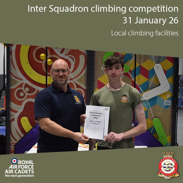 111SquadronATC's tweet photo. Congratulations to FS Robson for placing third in the over 17 male category at the Inter Squadron climbing competition, which took place over the weekend.

Inter Squadron events are an important part of our Training Programme and we always look forward to the next one! https://t.co/0zmgl8jMzy