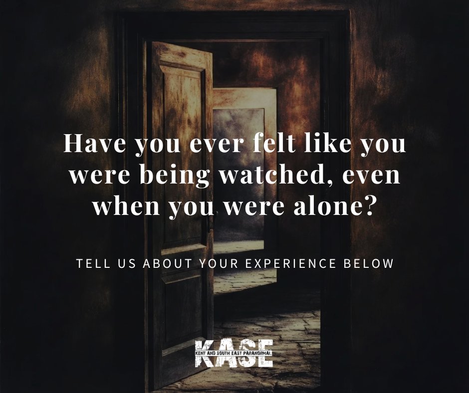 Have you ever felt like you were being watched, even when alone? #paranormal