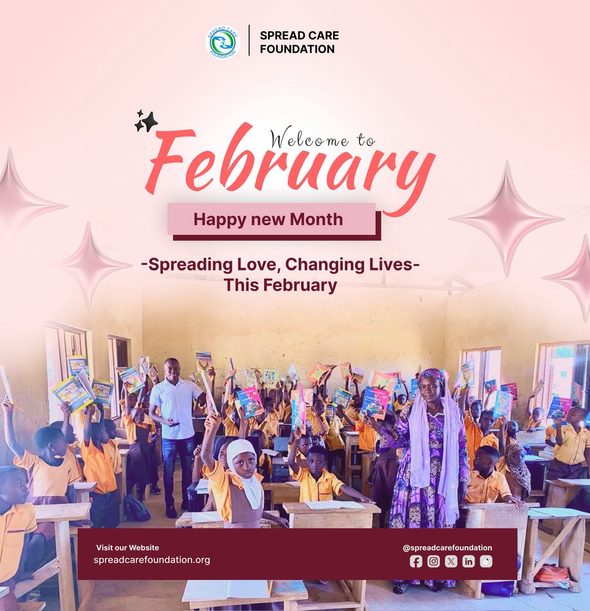 🎉 Happy New 🆕 Month to all our Cherished Followers 🌟

#SCF #SpreadCare #HappyNewMonth #happymonday