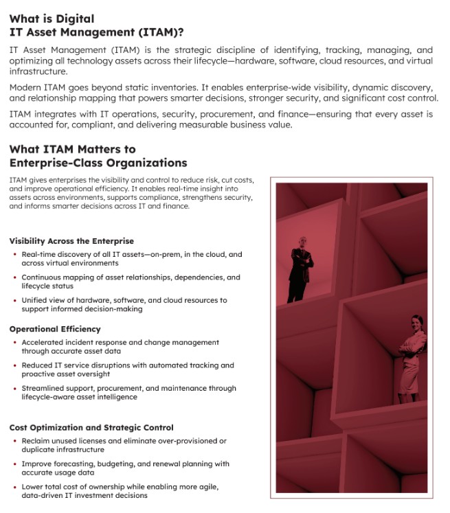 RoadMapTech's tweet photo. Uncover the mystery behind overspending on IT! 🔍 Don't let invisible decisions drain your budget. 👀 Take charge of licenses, HW, and Shadow IT with ITAM. 💻✨ Enhance visibility, improve forecasting, and boost confidence! Learn more: [Link] #ITAssetManagement #BudgetVisibility https://t.co/QXSj2TQt3P