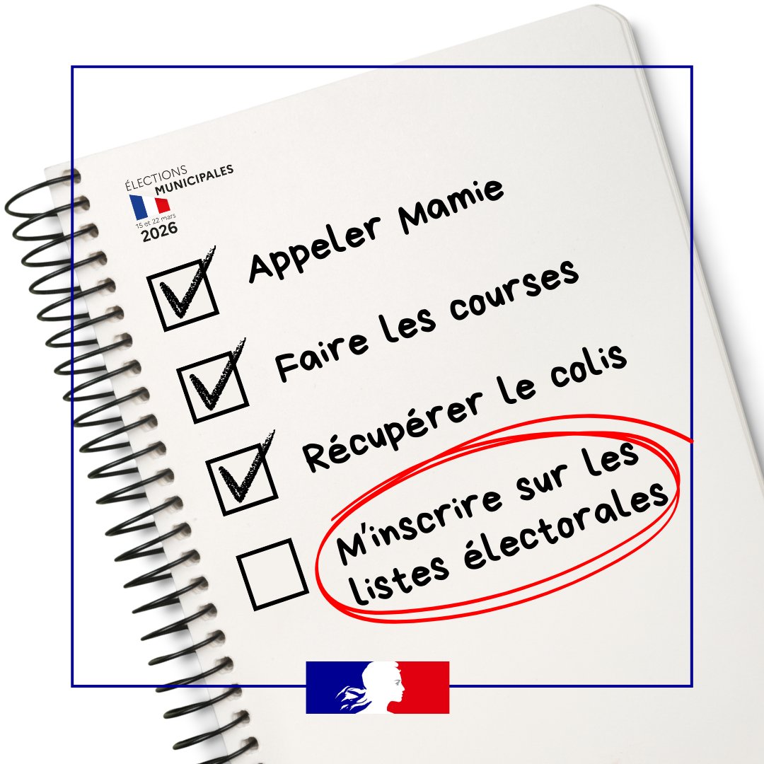 Image de Préfète de l'Isère - #Municipales2026 🗳 | Les élections municipales auront lieu les 15 et 22 mars 2026.
⏳ Il ne reste pl
