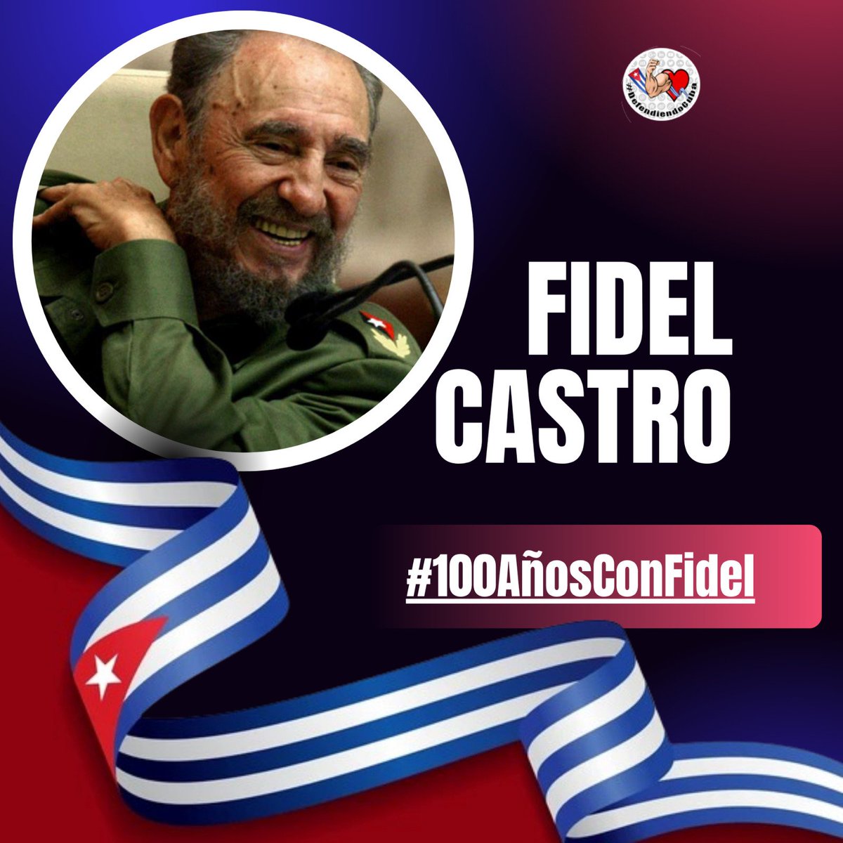 El papel de guía, de ejemplo de conducta y de alineamiento con los pobres de la tierra, frente a toda acción de injusticia de nuestro Comandante en Jefe, nos hace más fuertes para resistir la embestida imperial y vencer. 

‼️#CubaEstáFirme‼️
#100AñosConFidel⭐
#DefendiendoCuba🇨🇺