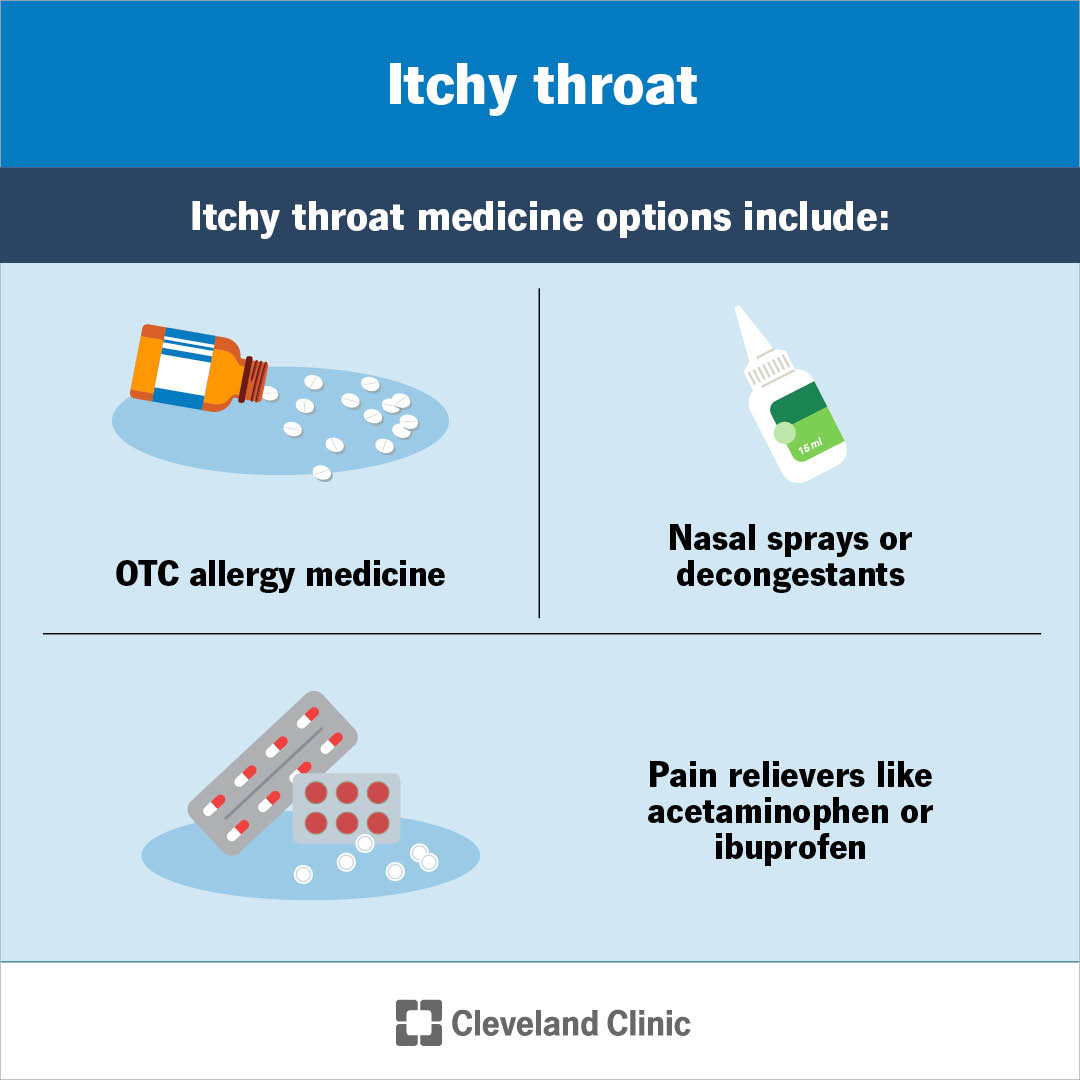 An itchy throat feels scratchy or tickly and can make you cough. Common causes include allergies, infections, dry air and irritants. You can often ease it with home remedies or over-the-counter medicine. If it lasts more than a week or feels severe, see your healthcare provider.