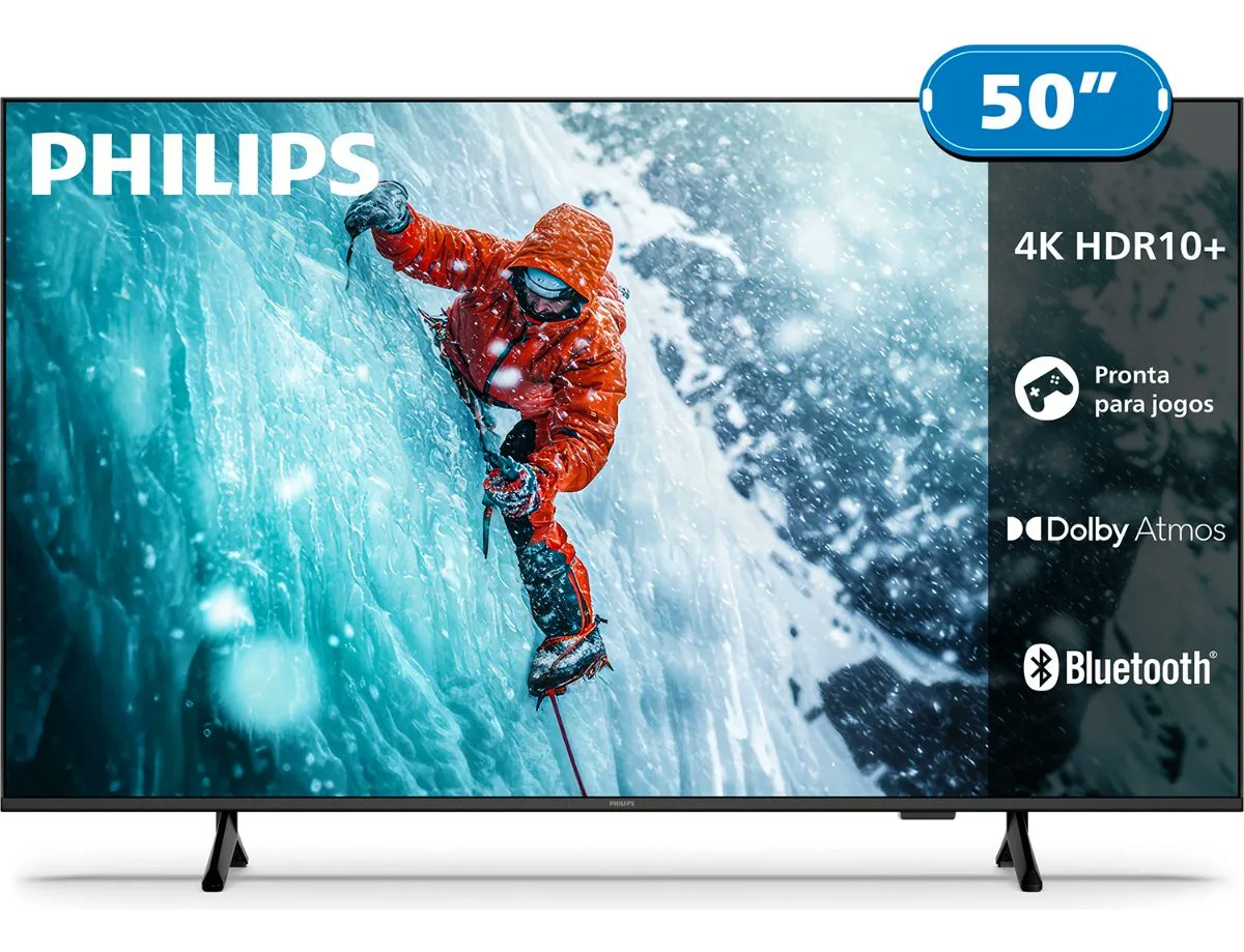 kcc88s's tweet photo. @Lorackkkk TÁ NA MÃO! 

Smart Tv Philips 50 4k 50pug7300 Comando De Voz Bluetooth 

🎫 Frete grátis 🛒
⚡️ Entrega rápido!  

Link: https://t.co/QxlNIART14 https://t.co/GBJwJsIWxb