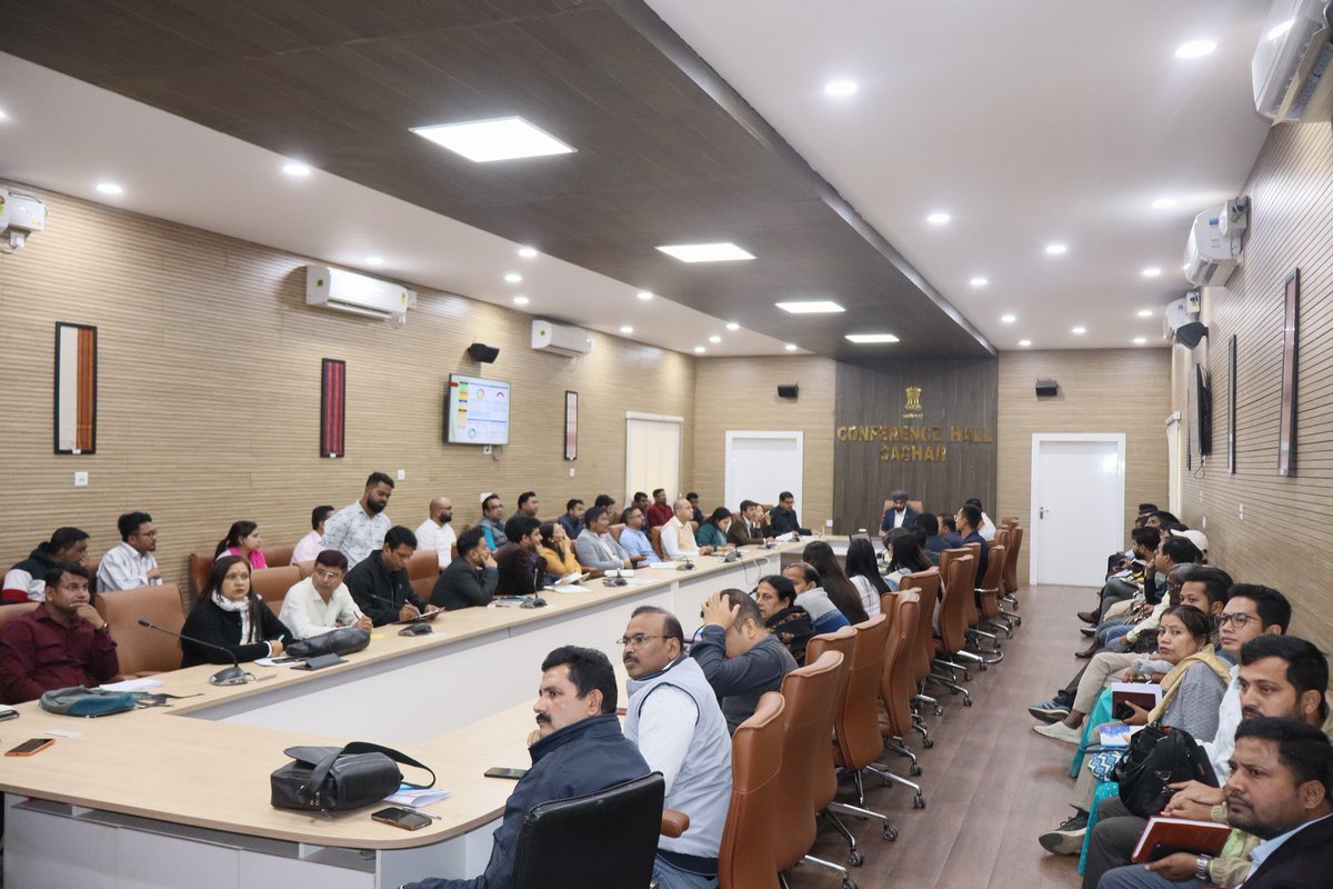 Today, Dr. Sadnek Singh, IAS, Secretary to the Govt. of Assam (Animal Husbandry Dept.) and Electoral Roll Observer, presided over a second review meeting regarding the disposal of claims and objections for the electoral roll Special Revision.

1/3