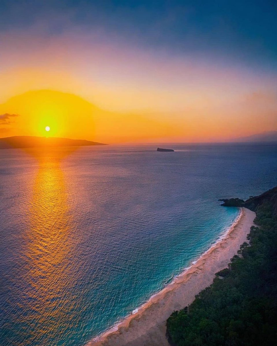 Ocean Sunset in Hawaii