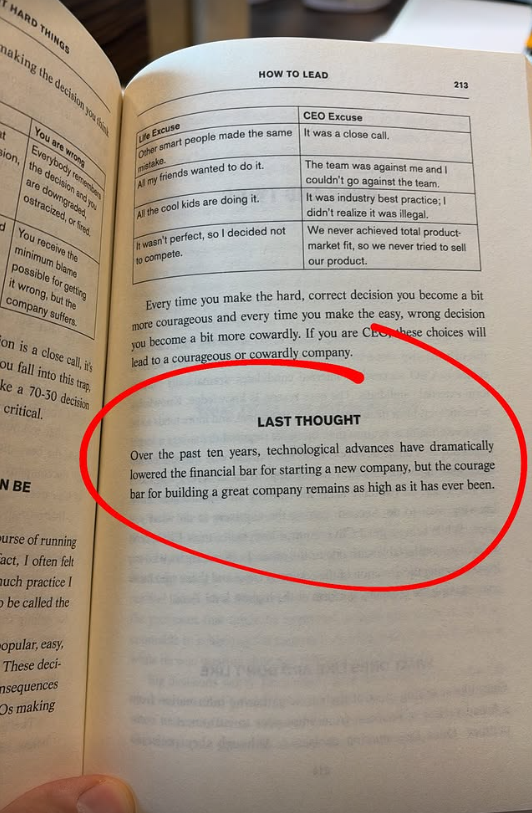 gfarese's tweet photo. Tech made starting a business easy. ⁣

But courage? That's still rare.⁣

Courage to stay focused, to hold standards, to lead through chaos.⁣

That's what separates ok from great.⁣

#Entrepreneurship #Founders https://t.co/x0q4CGnlRs