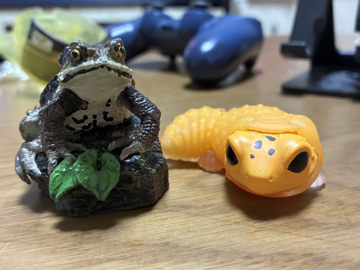 弟がまわしてきてくれた。お返しにグミあげた