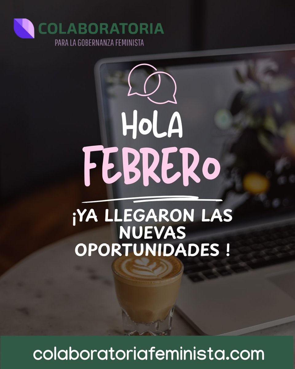 ColaboratoriaF's tweet photo. ✨ Febrero inicia con OPORTUNIDADES para transformar ✨
En #Colaboratoria conectamos vacantes alineadas con la agenda feminista, los derechos humanos y la justicia social. 💜✊ https://t.co/TurRMcnqJg