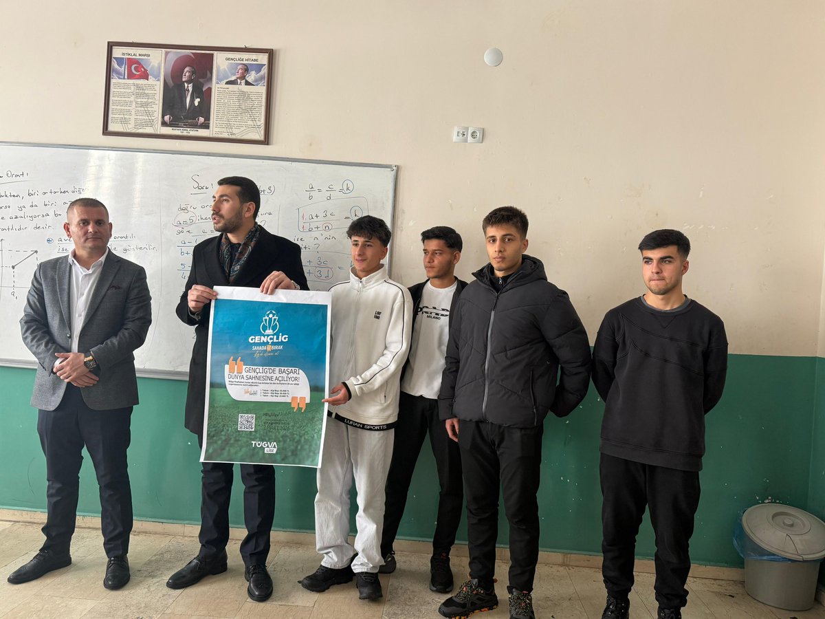 📍Muş Spor Lisesi 
📍Mesleki Teknik ve Anadolu Lisesi
📍Fuat Sezgin Anadolu Lisesi 

GençLig Duyuru çalışmamız kapsamında İl temsilcimiz Hasan Basri Meriç ile birlikte lise gençlerimizi ziyaretteyiz. 

⚽️Tügva GençLig ile Lig’de efsane ol! 
genclig.tugva.org

#sahadaizbırak
