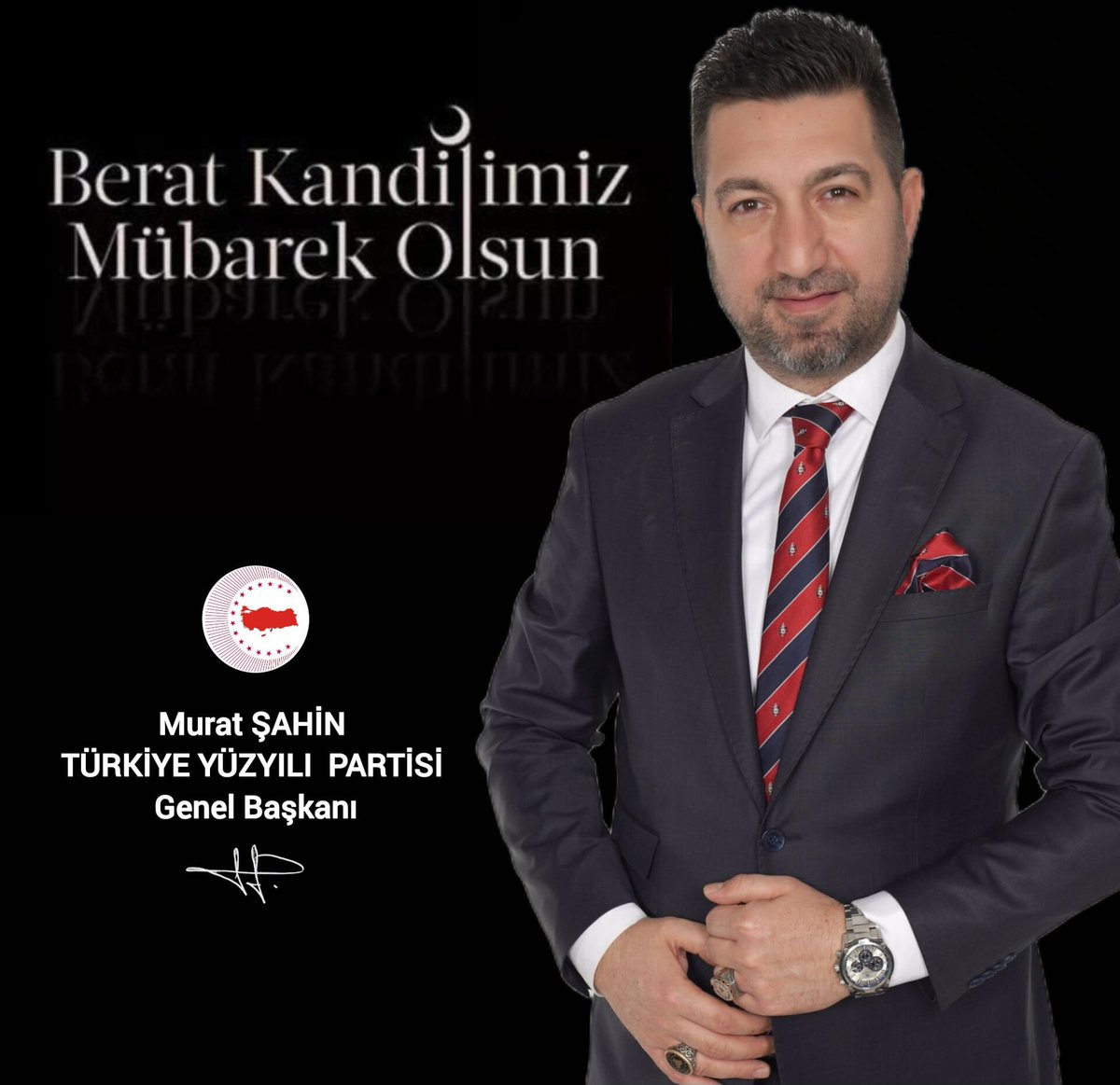 Tüm İslam coğrafyasına ve Türkiyemize bir kurtuluş, bir arınma, ve bağışlanmaya vesile olmasını Niyaz ediyorum. 
Berat Kandiliniz Mübarek olsun 🤲

<a href="/muratsahin2023/">Murat Şahin</a> 
#TürkiyeYüzyılıPartisi 
#TYP