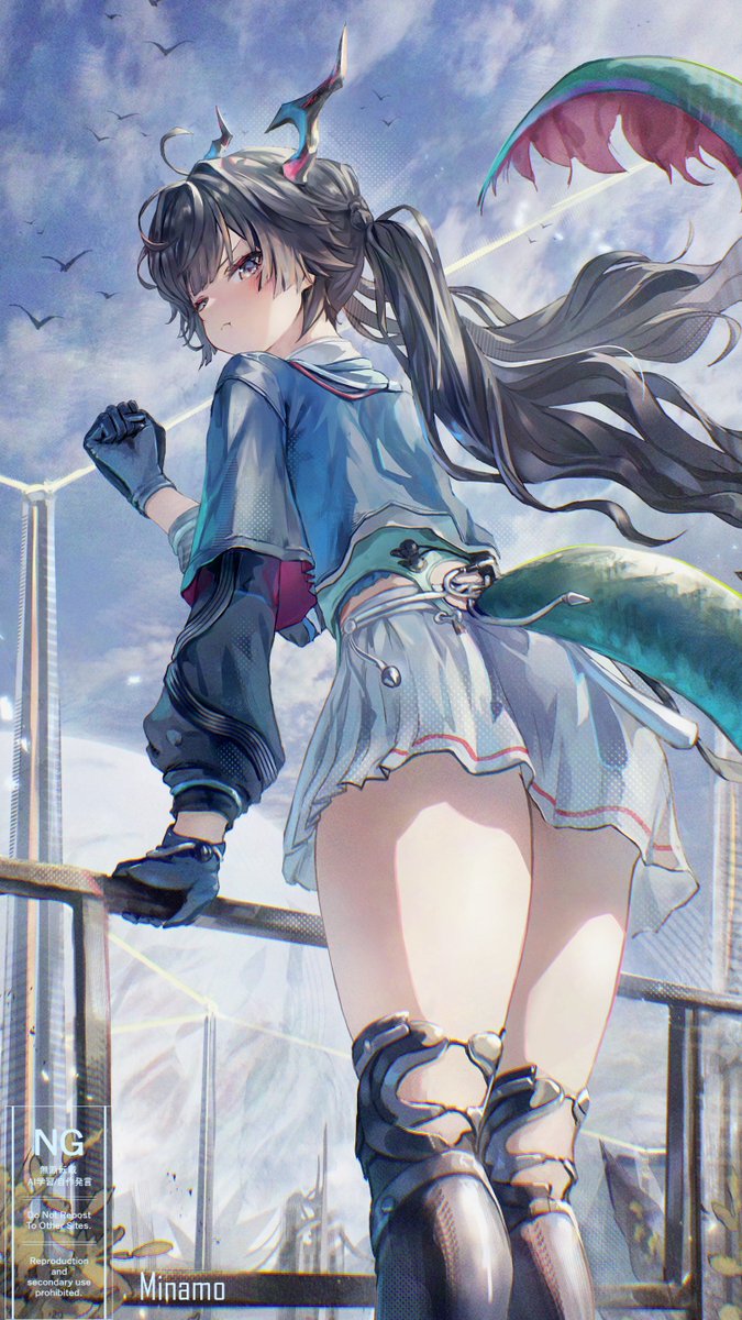 minamo030_art's tweet photo. チェンちゃん　#ArknightsEndfield https://t.co/qivk3pszAW