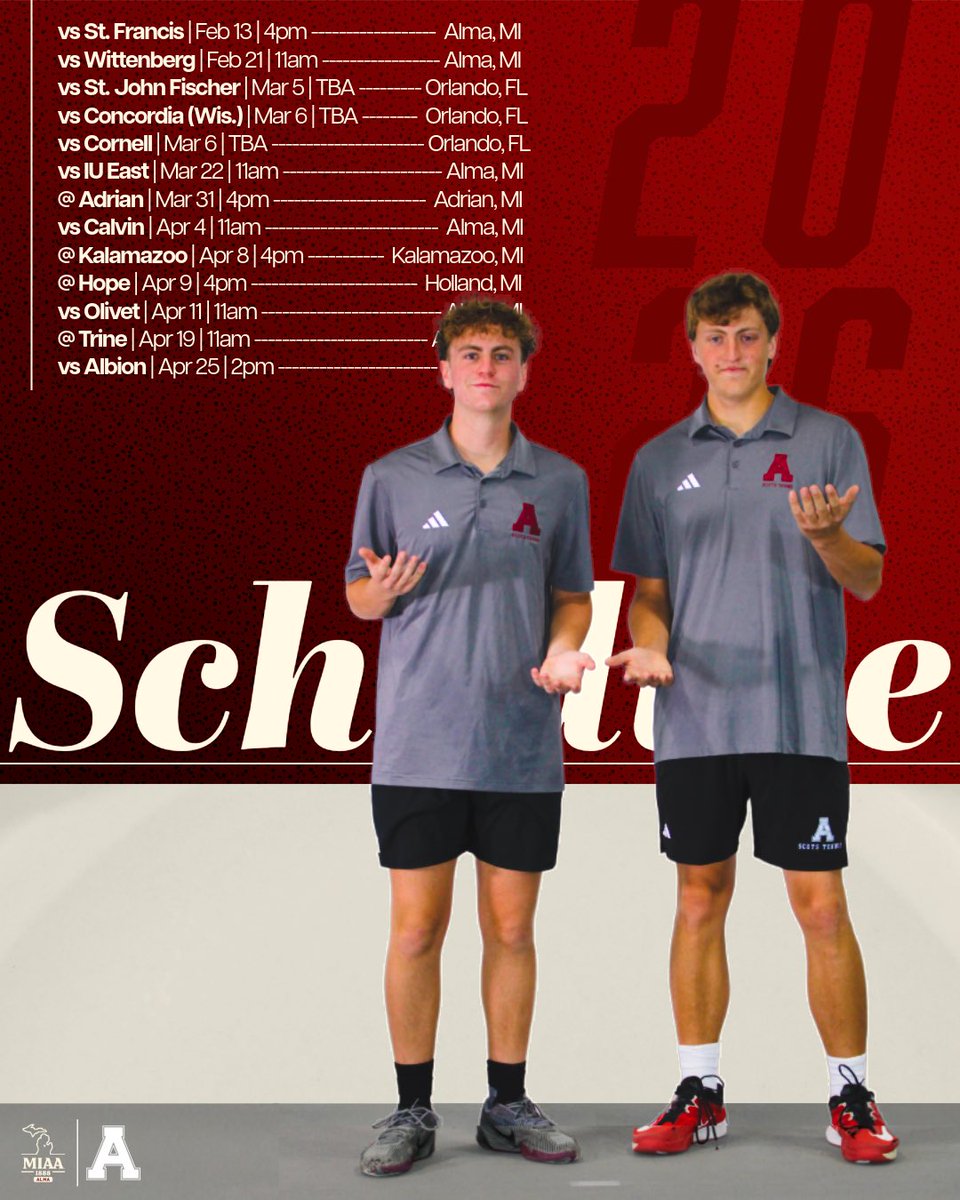 Alma College Tennis tweet media