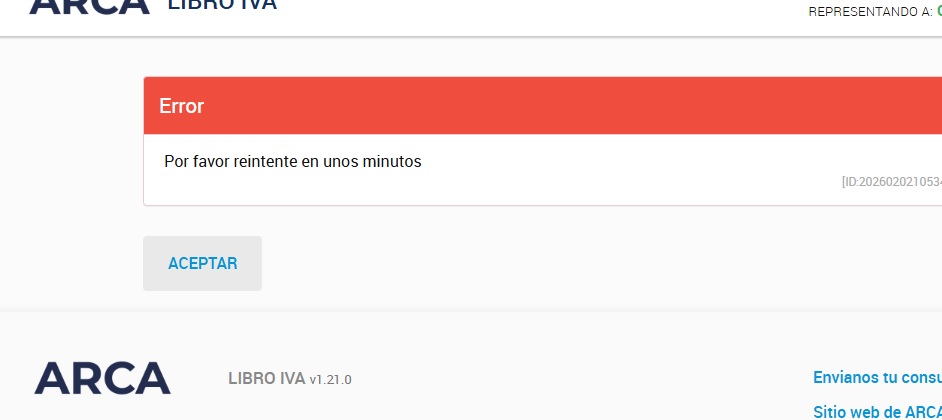 Javiercanova's tweet image. Desde las 7.30 así. Imposible adelantar trabajo. Multa por no presentar Libro IVA digital 5/10 millones de pesos.
De quién fue la idea de incluir esta actualización de multas SI O SI en la ley de inocencia fiscal?

@BlogDelContador @Contadoresenred  @sistemas_jorge