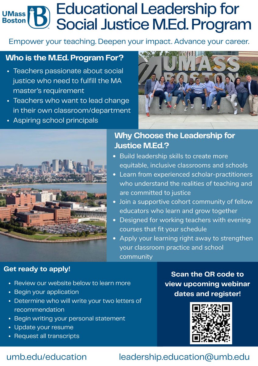 UMass Boston Urban Education Leadership, & Policy tweet media