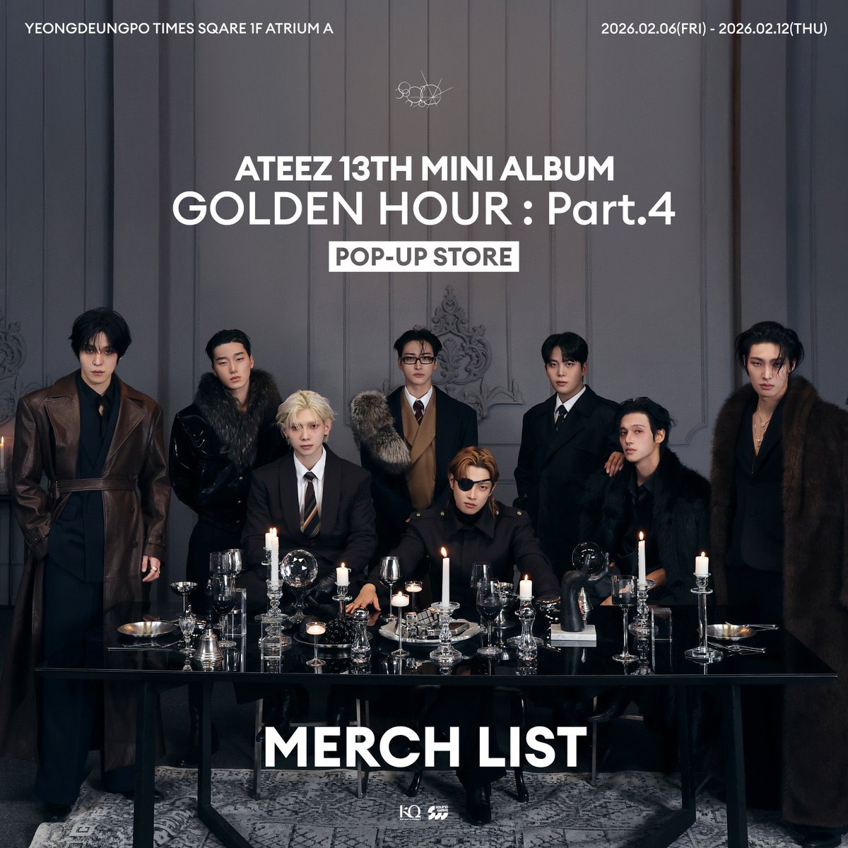 ATEEZ 'GOLDEN HOUR : Part.4' POPUP STORE MD🏴‍☠️ 本国