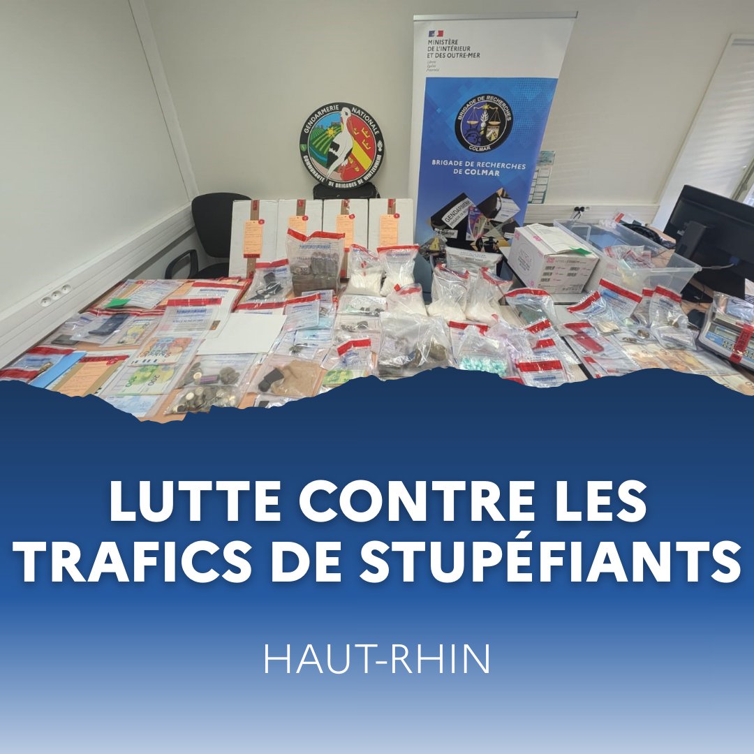 Image de Préfet du Haut-Rhin - 🔹Lutte contre les trafics de stupéfiants dans le #HautRhin
Dans le cadre d’une procédure conduite p