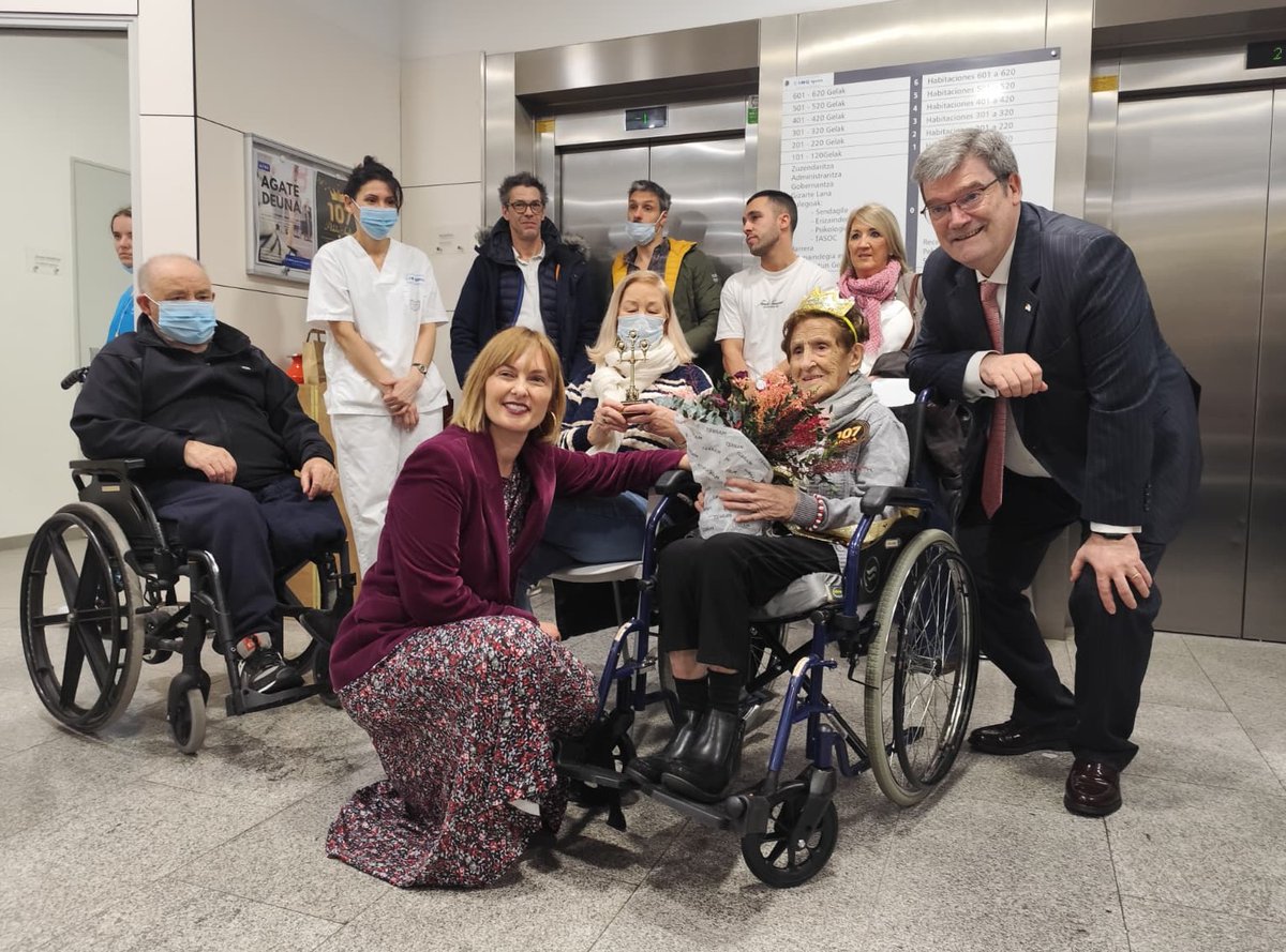 🎉 ¡Zorionak, centenario!

Adela Sadia, vecina de la Residencia Zorrozgoiti, ha cumplido hoy 107 años rodeada de alegría.
