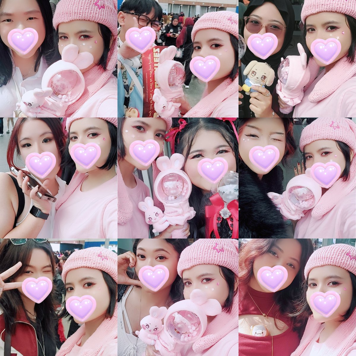 POV: attending a long-awaited concert w/ the fwens that have been accompanying you since 2020

(including Elice-Okta-Ocy, my v v first atiny friends 🥲)

next time harus foto sama semuanya!

ps: gabisa ke-tag semua 😭 keknya settingan twt 💔 also dm me for the uncensored ver 🤗