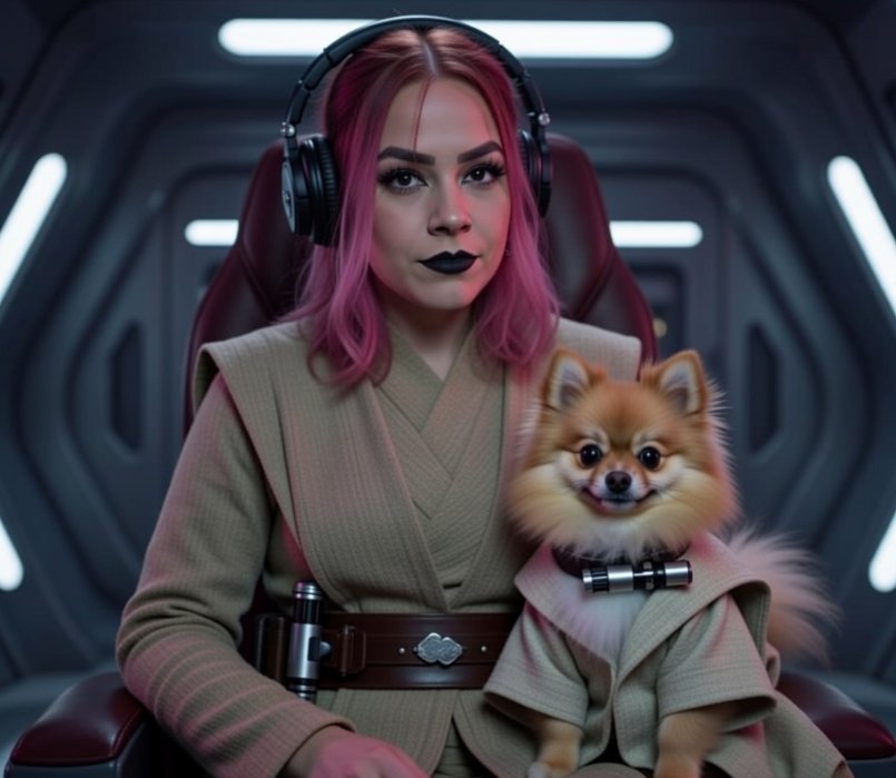Zvalat1776's tweet photo. @LibertarianG0th with Gizmo going out to DESTROY coggies as Jedi knights!
#MakeAmericaGothAgain https://t.co/NmntGFk5BK