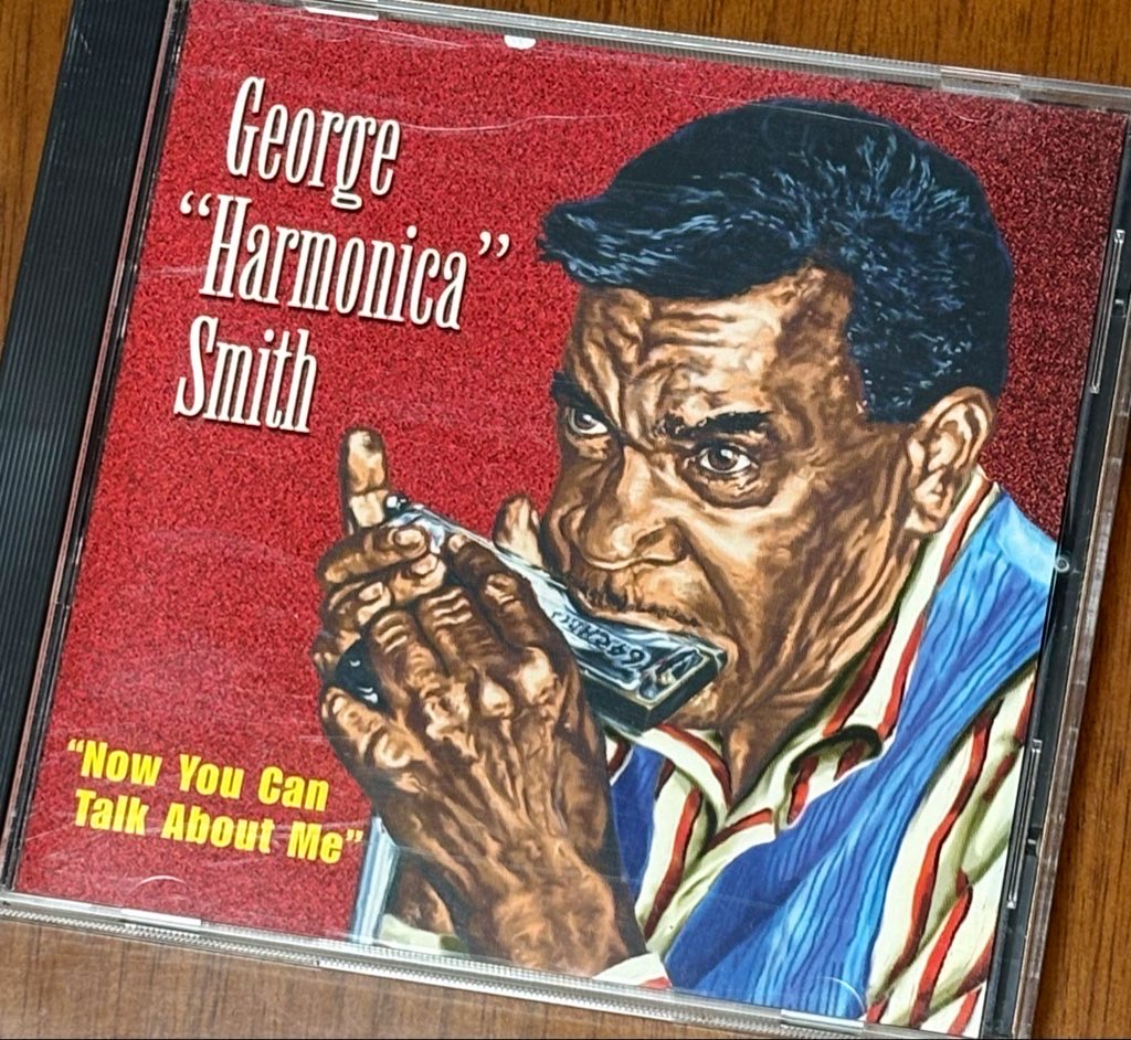 m527y's tweet photo. 今宵はウェストコースト🇺🇸ブルースハープ王のアルバムでパワーチャージです💪😆💿✨✨
#GeorgeSmith #BlowingTheBlues #harmonica #blues #bluesharp
https://t.co/KFAUurxSSc https://t.co/yp0VL61ogS