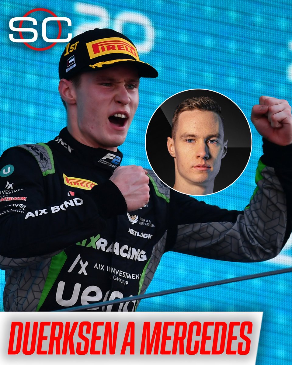 🇵🇾 ¡TREMENDA NOTICIA PARA TODO PARAGUAY Y SUDAMÉRICA!

💣 Mercedes anunció que fichó a Joshua Duerksen como piloto de desarrollo

👏 Trabajará en el simulador y realizará pruebas TPC, mientras compite en F2 con Invicta Racing

¡Primer paraguayo en llegar a un equipo de F1! 🔝