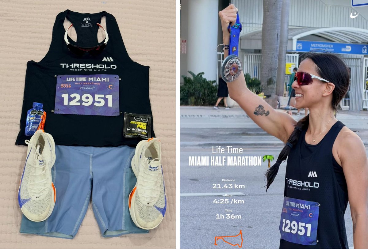La felicidad del deber cumplido ⚡️ Hace unos días Karen estuvo en la Media Maratón de Miami con la energía de Actimax para retarse en cada kilómetro. 

Visítanos y descubre el kit recomendado para los 21K 👉🏻 actimax.com.co/productos/ener…