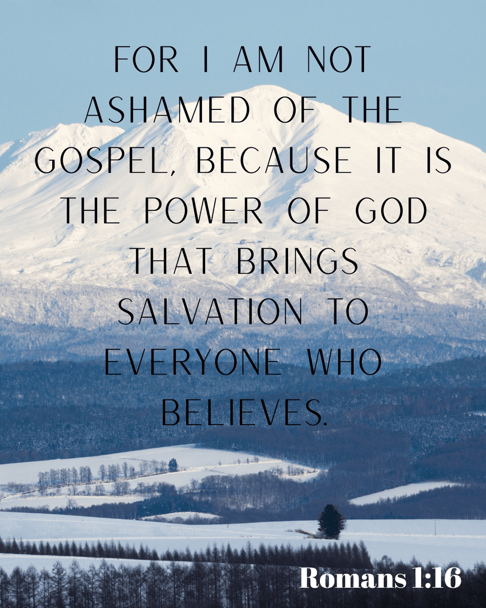 scripture_usa's tweet photo. Let us be unashamed of the Gospel! 

This is our memory verse this week in our Encounter with God daily Bible reading guide. Read with us: https://t.co/5ydHvtollg

#ScriptureUnion #Biblememory #Christianity #Gospel https://t.co/IQiWGQWBlL