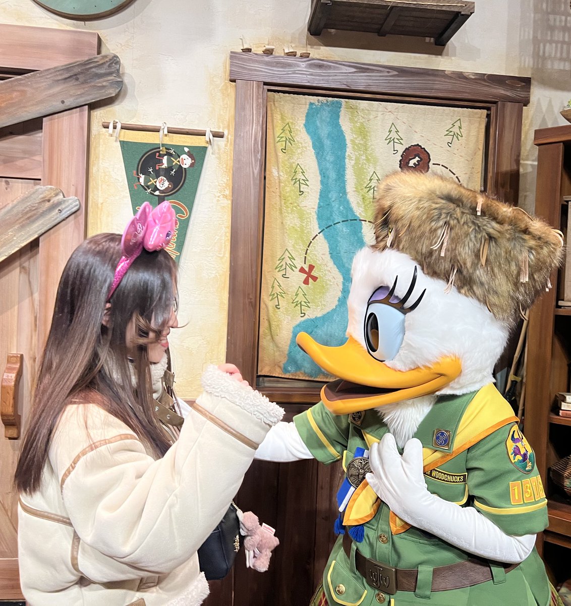 【みほぴ】ミニパル　デイジー 仕事終わりにミニパル行ってきた〜🎀💗 デイジー先輩可愛すぎて一生