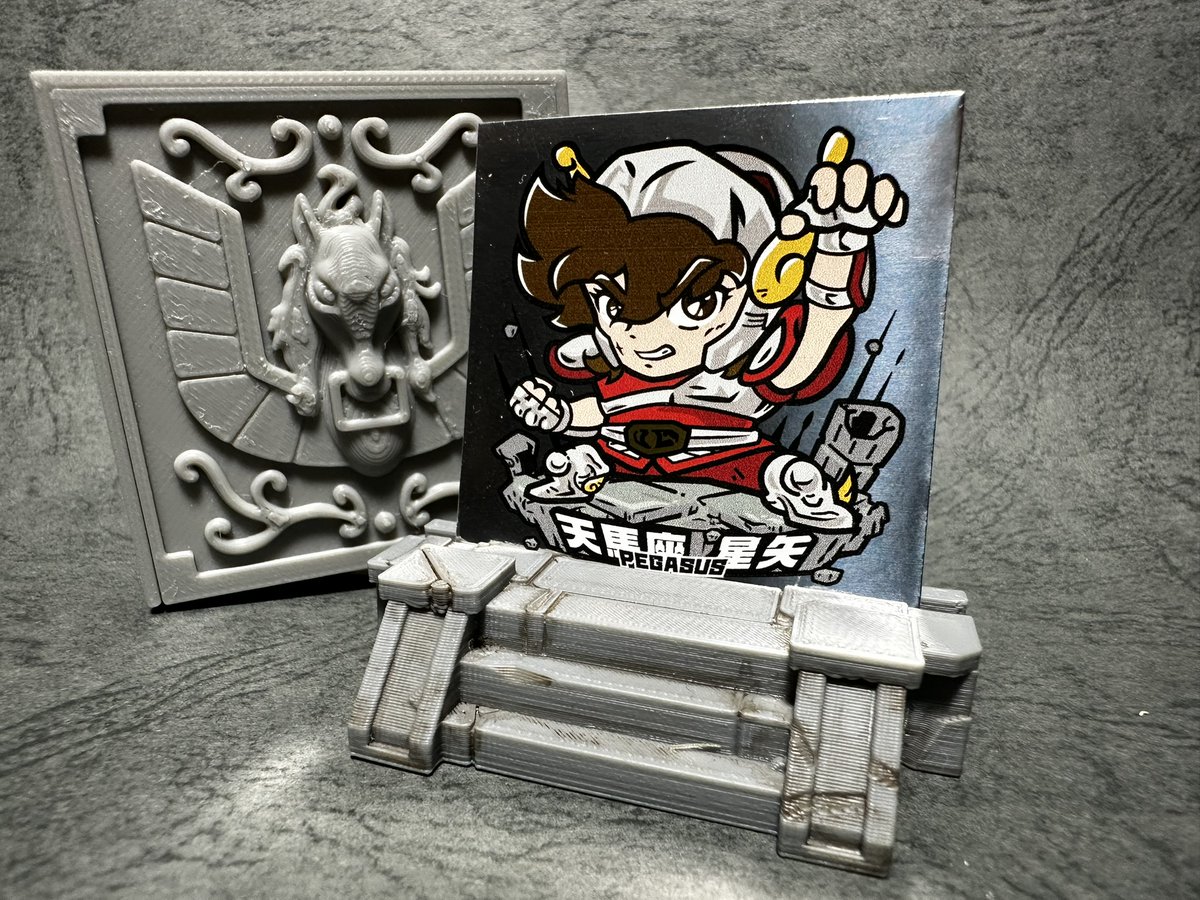 聖衣（クロス）、装着──✨ 3Dプリントした《聖衣箱》と 自作した