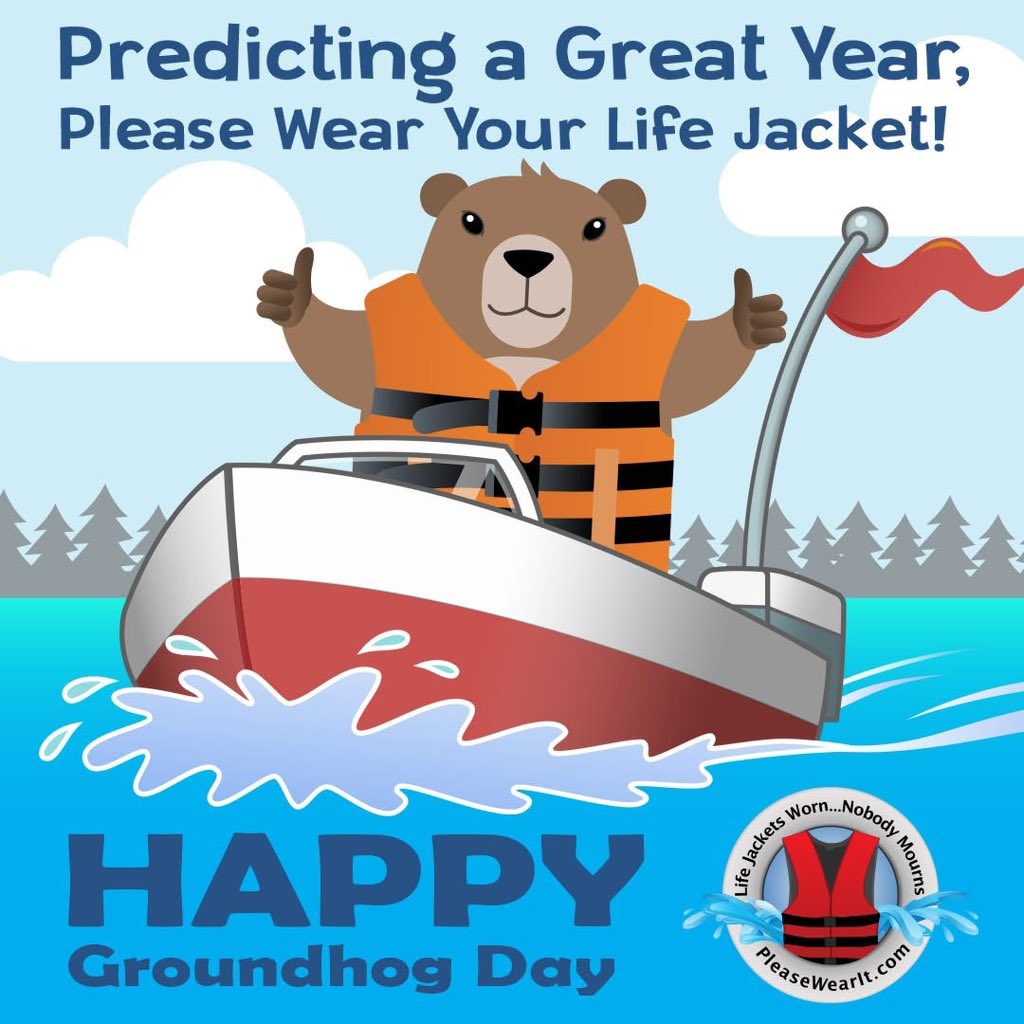 AtlantaCorps's tweet image. A groundhog’s weather prediction might be just for fun, but here’s a forecast you can really count on! Wearing a properly fitted life jacket ensures that your time in, on, or near the water stays safe and enjoyable. Be ready for the unexpected, it could save your life. 
#USACE