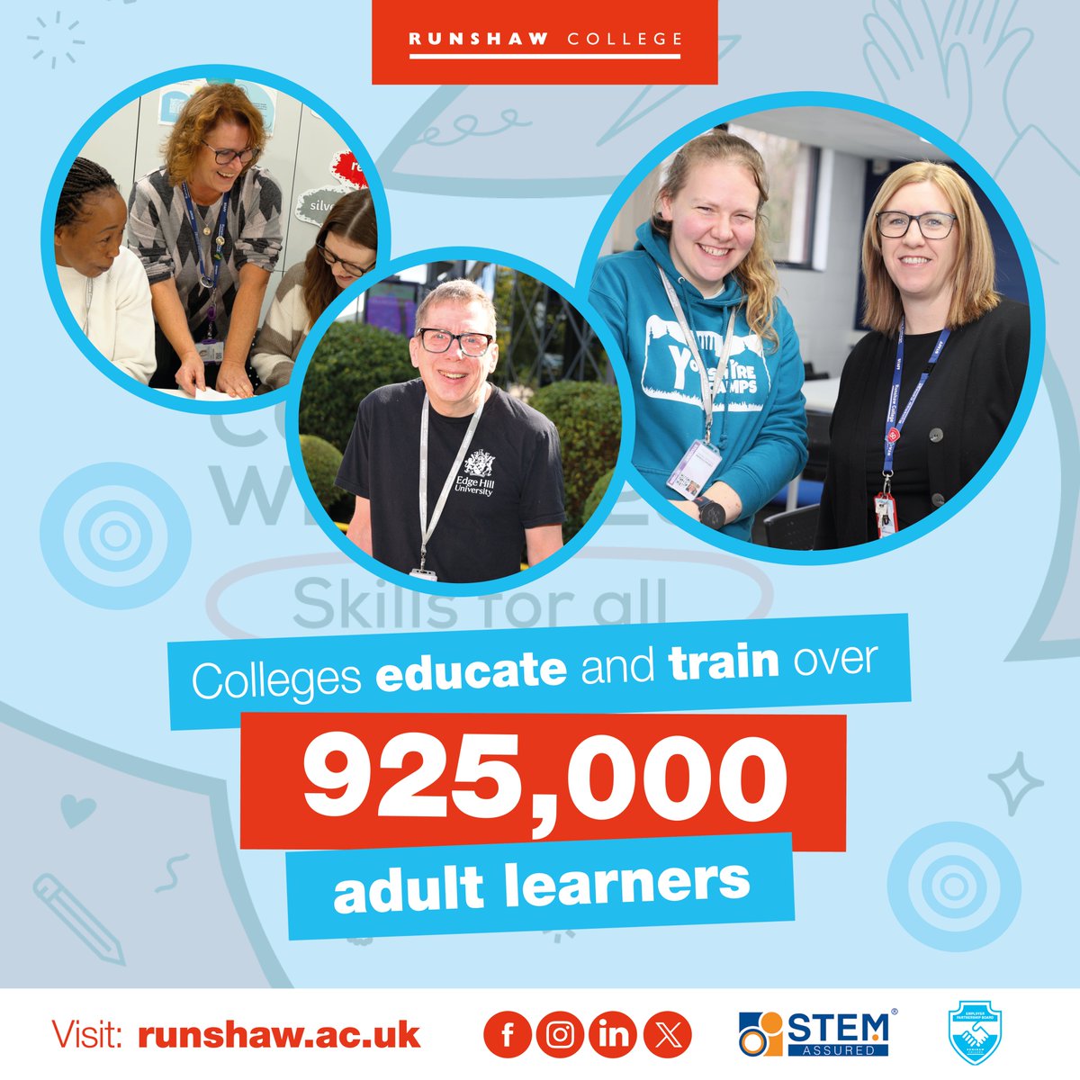 Runshaw College tweet media