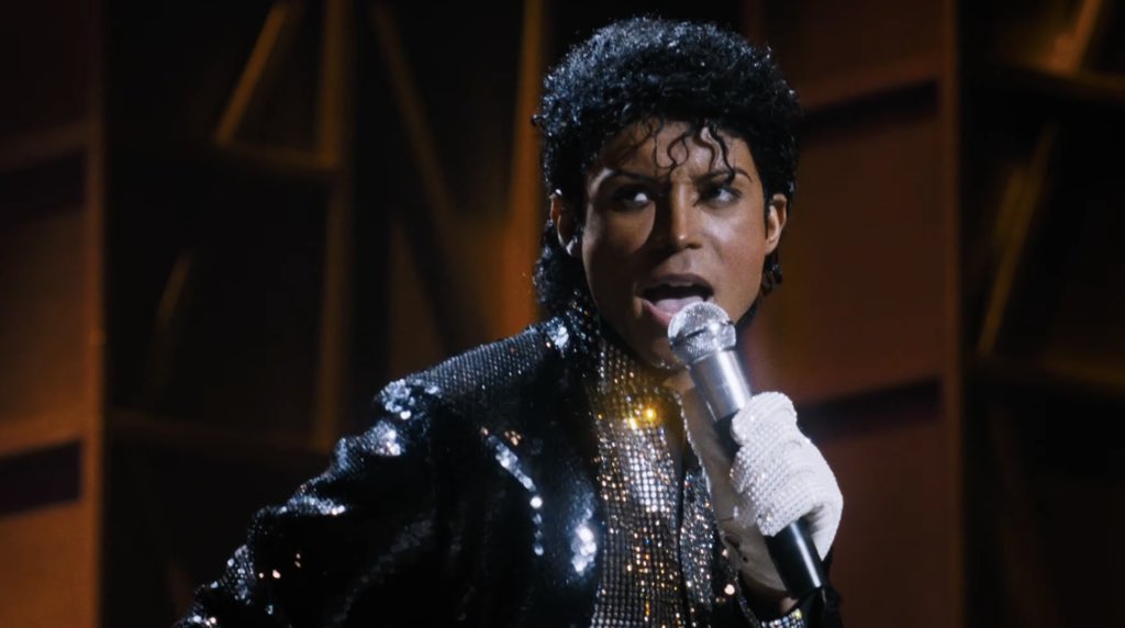 FilmUpdates's tweet image. Jaafar Jackson as Michael Jackson in ‘MICHAEL’

In theaters April 24.
