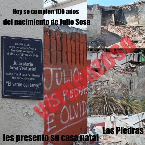 elproferaul1470's tweet image. Asi està su casa natal,1 pared exterior adentro escombros y malandros ocultàndose d la policìa La Intendencia es el ùltimo gran responsable de q se haya perdido este bien cultural Los discursos,las flores,fotos y festivales donde siempre cantan los mismos no van a faltar seguro.