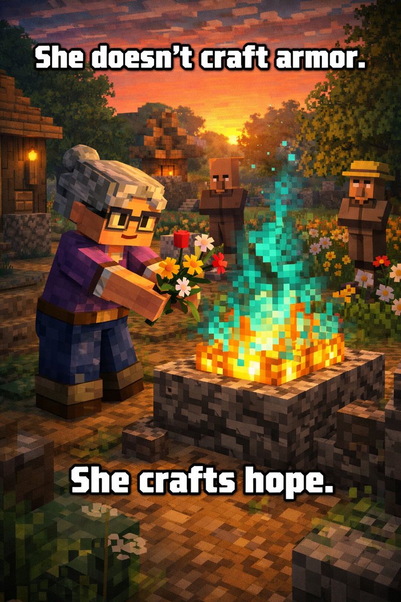 RCowlmen's tweet photo. She doesn’t craft armor.
She crafts hope.”
$Grandma #cancermonth https://t.co/arSKmso0v8