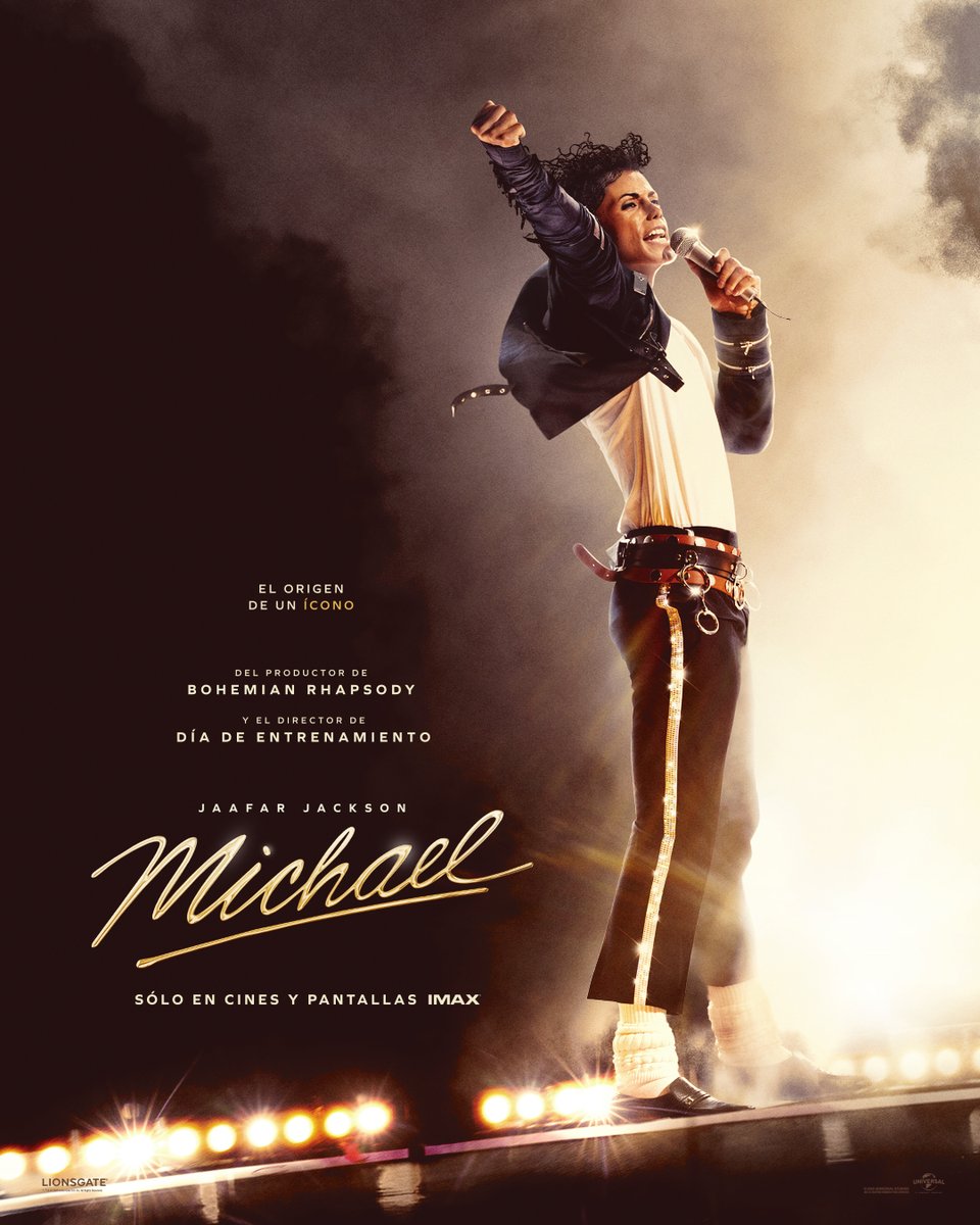 El mundo es su escenario.
MICHAEL - 23 de abril, solo en cines y pantallas IMAX. #MichaelPelícula