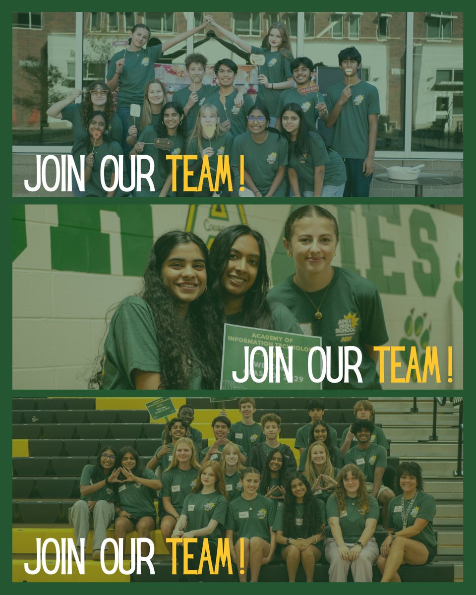 ApexAOIT's tweet image. Interested in becoming a part of the AOIT CTRL Crew? We’re looking for committed and driven students ready to step up and make a real impact in AOIT! Come join us February 4th in room 2312 during both lunches for our interest meeting! Can’t wait to see you there!! #futurefocused