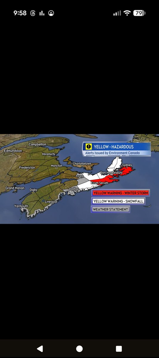 The new weather warning system is so much clearer. Yellow hazards are white for snow, but yellow hazards for winter storms are red. What color will the red warnings be?