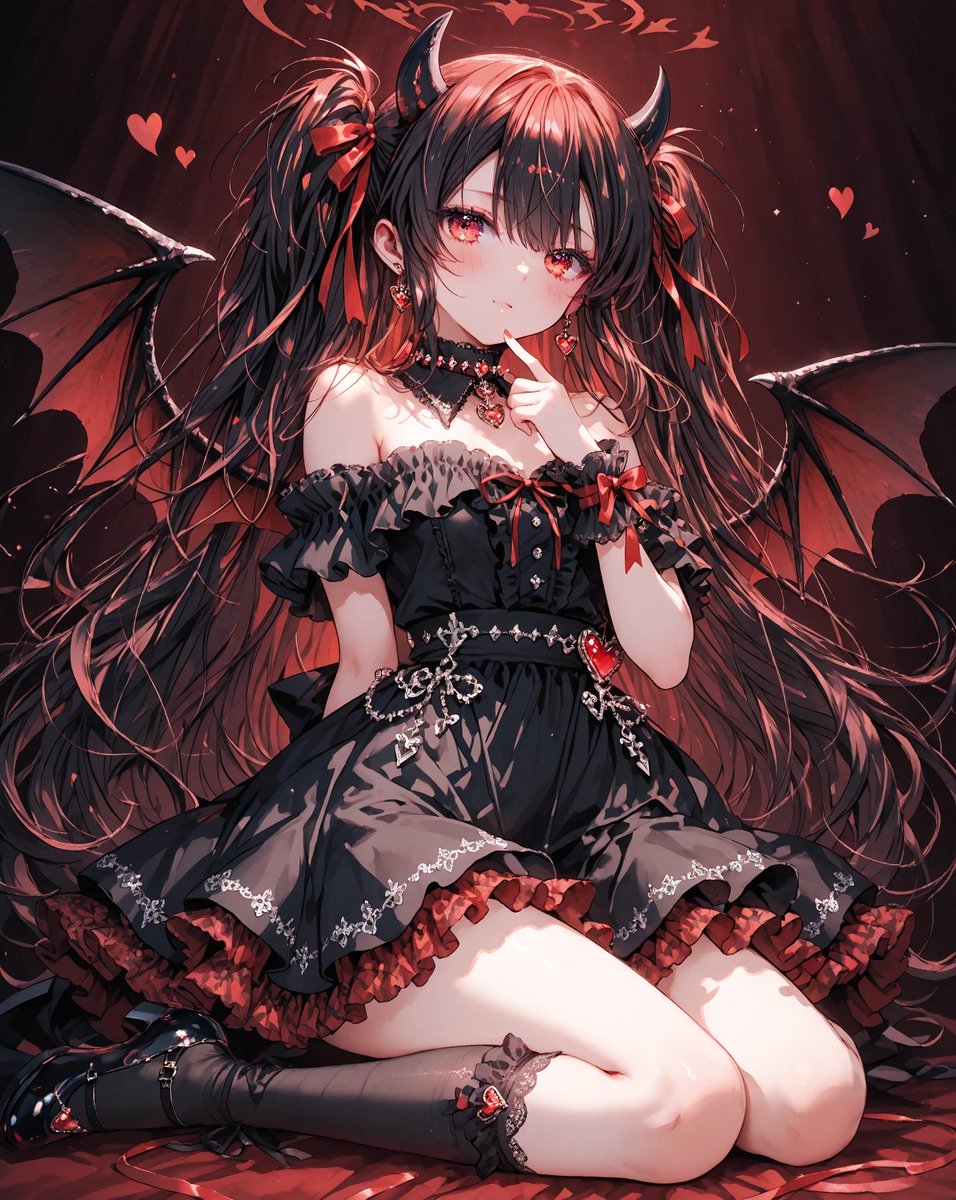 ame_Xmas810's tweet photo. Black×Red🖤❤️
小悪魔の女の子イラスト

#AIイラスト︎ #AIart︎ https://t.co/fcbj9M1hH5