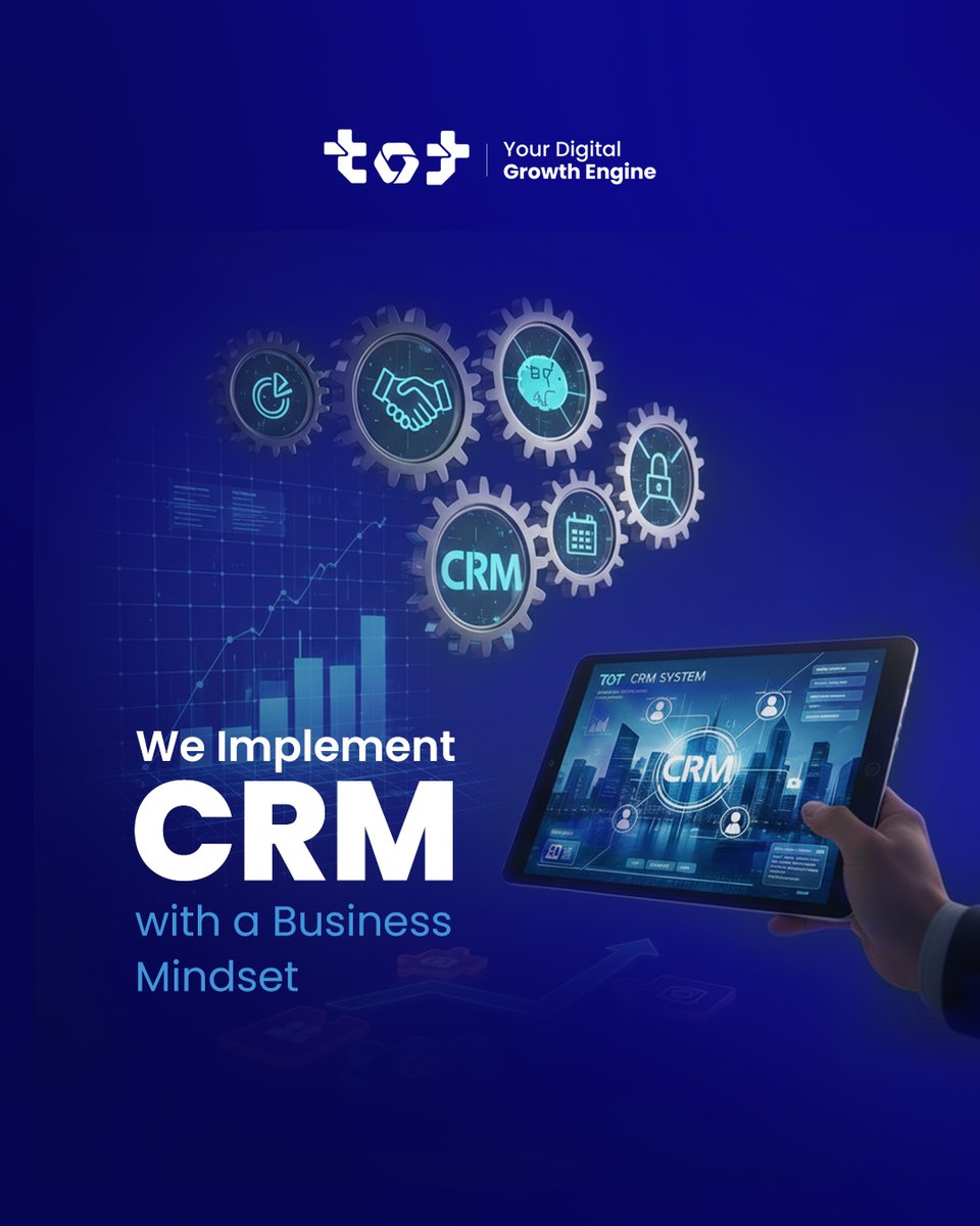 TOTPlatformEG's tweet photo. Don’t expect anything but failure from a CRM built by people who don’t understand real business needs.

TOT CRM delivers results through a sales system that drives revenue and growth.

Message us and we’ll recommend the right CRM setup for your business. https://t.co/hX4EUJqCAx