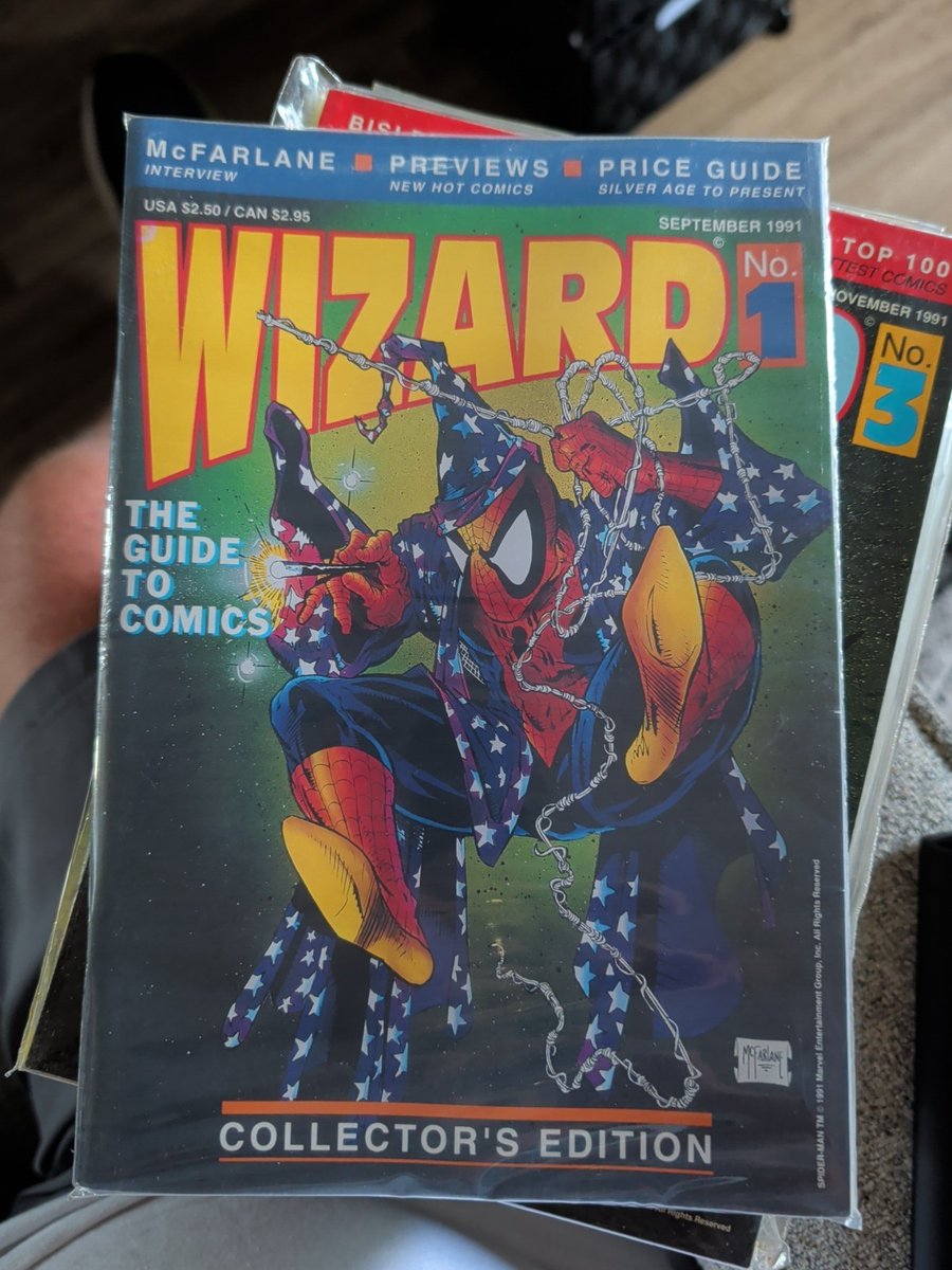 Wizard Guide to Comics Magazine Issue 1 Sept 1991 McFarlane  Poster  
🔗 ebay.com/itm/1369858947…  👀
 #ad
