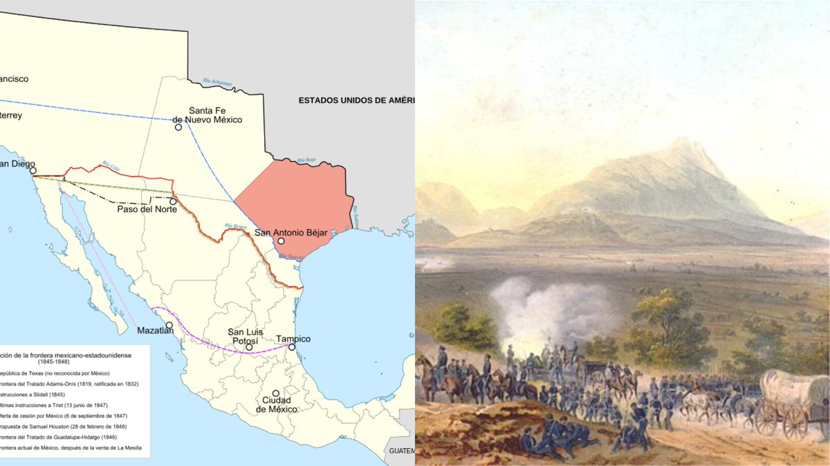 2 de Febrero de 1848, se firma el Tratado de Guadalupe Hidalgo, lo que trajo un final oficial a la guerra México-Americana (1846-1848) Según sus términos, México cedió el 55 por ciento de su territorio, incluyendo estados actuales como California, Nevada, Utah y Nuevo México.