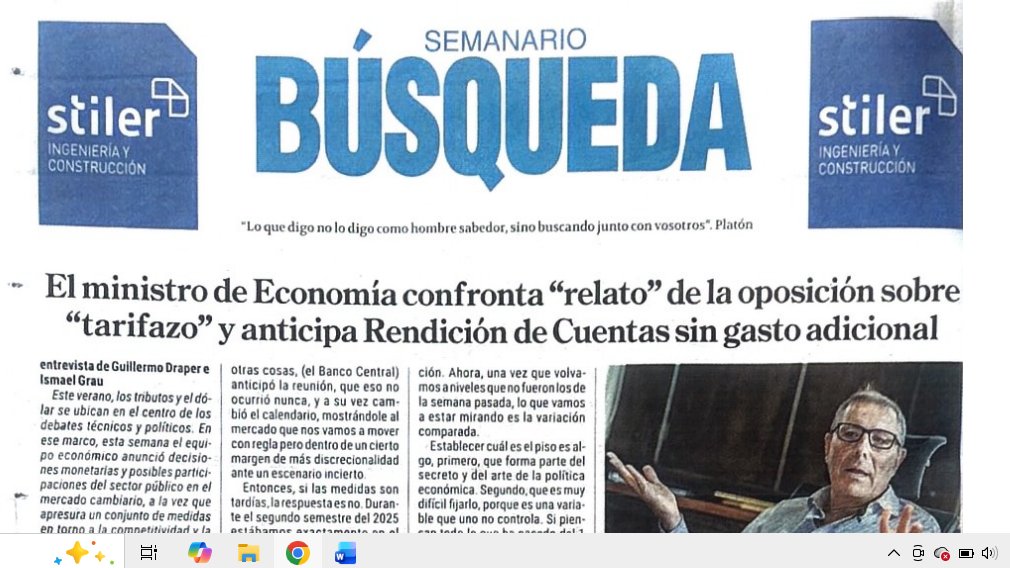Oddone y la negación de la realidad

El ministro de Economía, Gabriel Oddone, está entrando en una zona de riesgo para alguien que lleva menos de un año en el cargo: la negación de la realidad.

En la entrevista de la semana pasada en el semanario Búsqueda, el jerarca tildó el