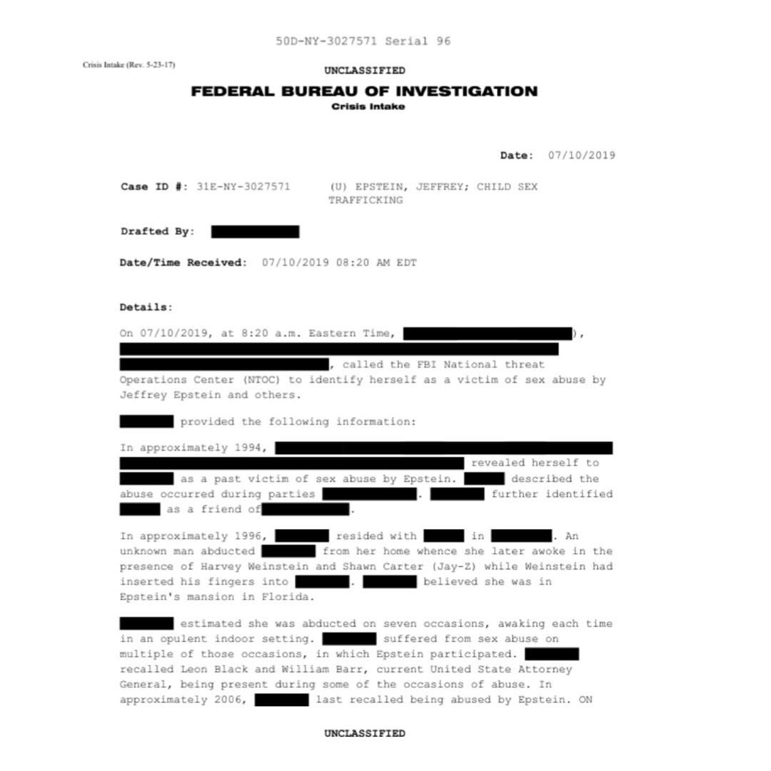 OpenSentinelOrg's tweet photo. Newly released Epstein FBI intake material includes allegations naming public figures.
Important: intake reports document claims, not findings or convictions.
No new charges announced. We’re tracking verification and official clarification.
#WatchTower #OSINT #EpsteinFiles https://t.co/z3ua2k7M17