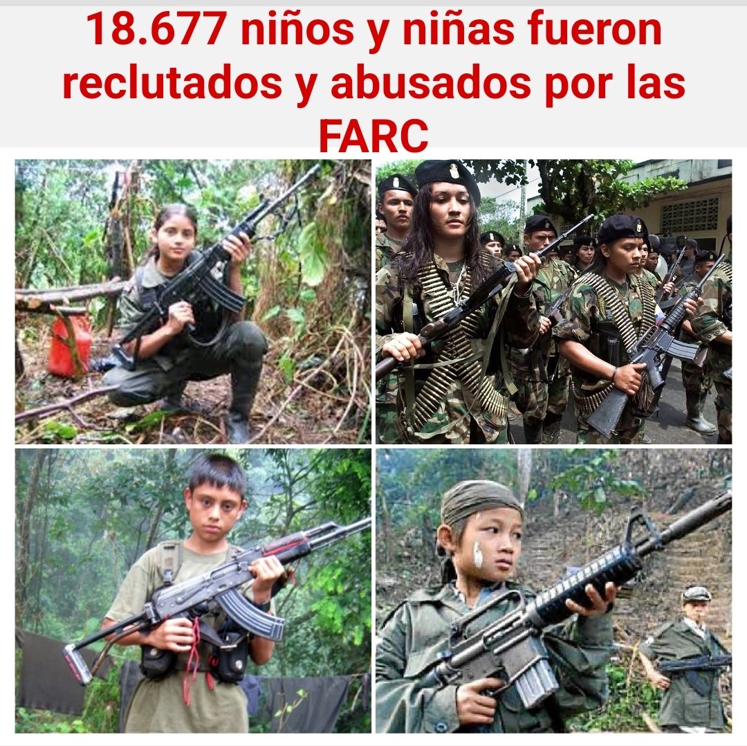 Aterrador lo de los archivos de Epstein...

Pero las FARC reclutaron 18.677 menores, para abusarlos sexualmente.

Hoy están LIBRES, sentados en el Congreso, ayudaron a poner a otro guerrillero en el poder y hoy hacen todo lo posible para poner un nuevo sucesor llamado Cepeda 😠
