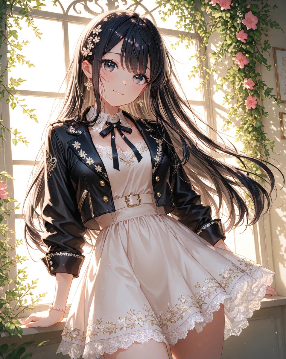 ame_Xmas810's tweet photo. White dress × Black jacket
黒髪ロングの清楚な女の子💕

#AIイラスト︎ #AIart︎ https://t.co/sTcqj4iEzN