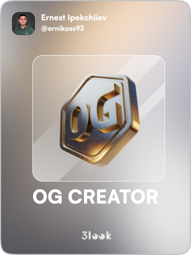 ernikoss93's tweet photo. Just claimed my @3look_io OG Badge 🎖

Earn daily payouts for posting on X.

OG badges are limited.
First campaigns are OGs only.

Claim yours with my link while it’s here 🧵👇 https://t.co/RI39ItqcX2